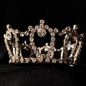 Vintage Pageant Wedding Swarovski Crystal Crown Miss